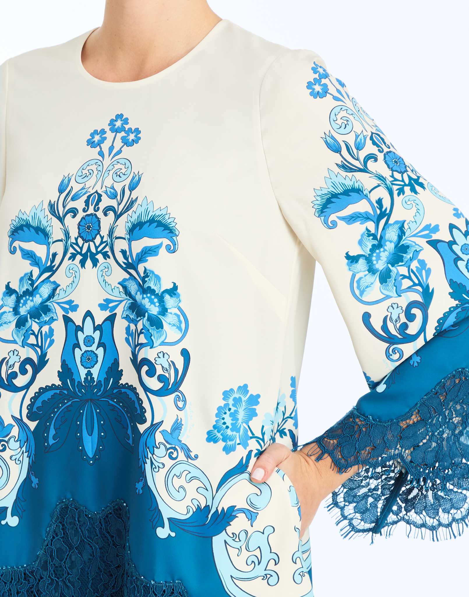 MESTIZA NEW YORK Cocktail Mira Lace Mini Dress