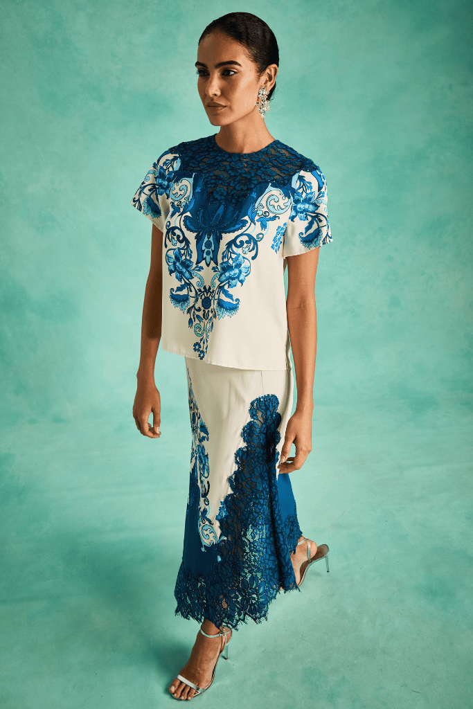 MESTIZA NEW YORK Cocktail Morgan Lace Top