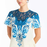 MESTIZA NEW YORK Cocktail Morgan Lace Top