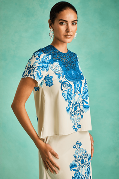 MESTIZA NEW YORK Cocktail Morgan Lace Top