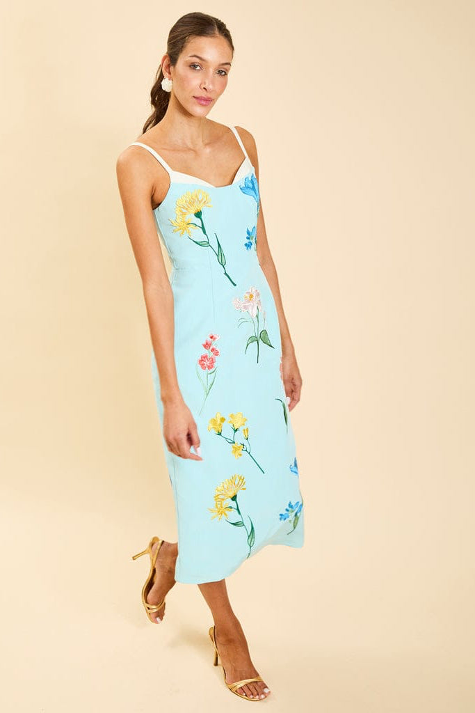 MESTIZA NEW YORK Cocktail Pre-Order - Pacifica Midi Dress