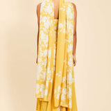 MESTIZA NEW YORK Cocktail Pre-Order - Reverie Tea-Length Sash Dress