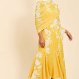 MESTIZA NEW YORK Cocktail Pre-Order - Reverie Tea-Length Sash Dress