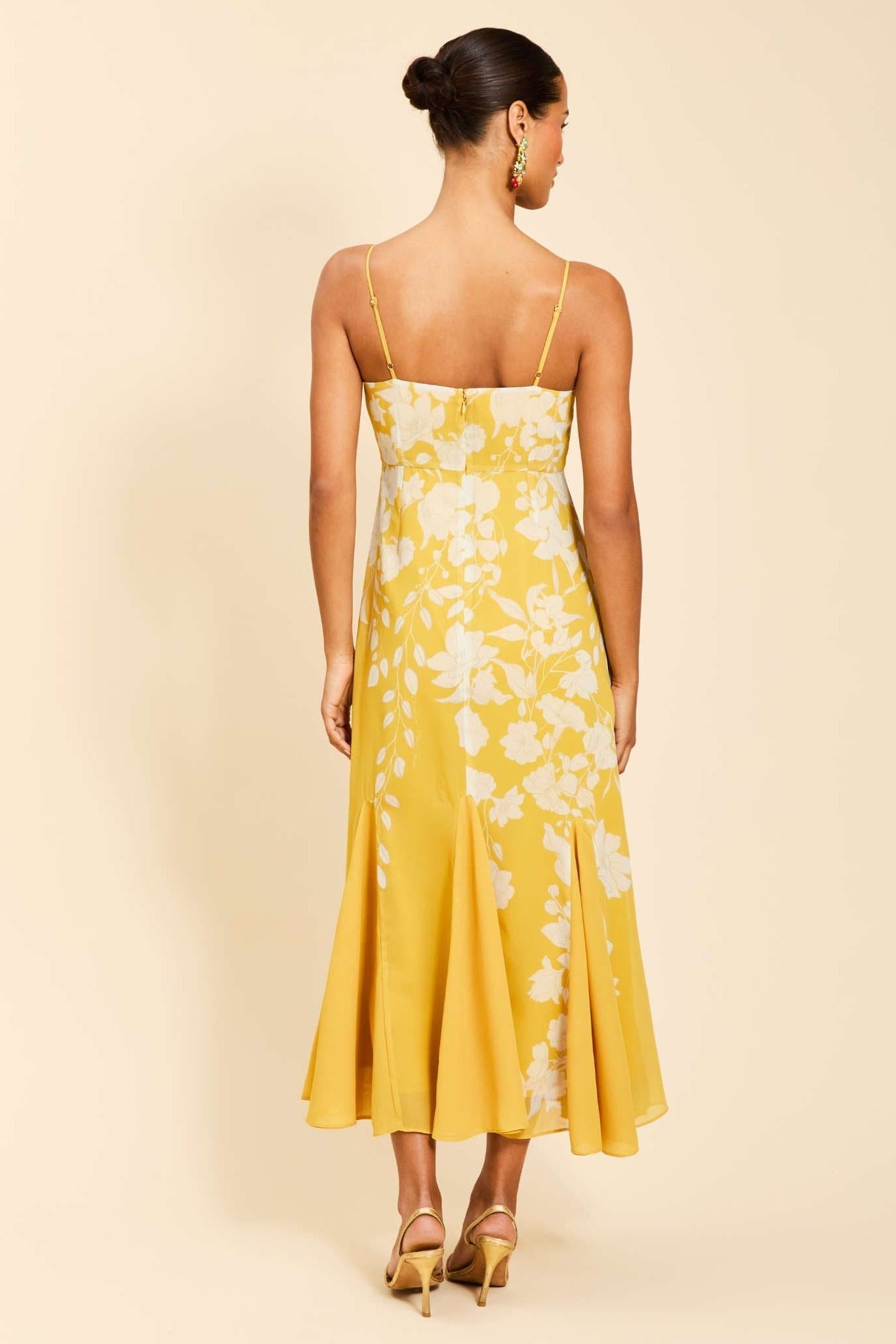 MESTIZA NEW YORK Cocktail Pre-Order - Reverie Tea-Length Sash Dress