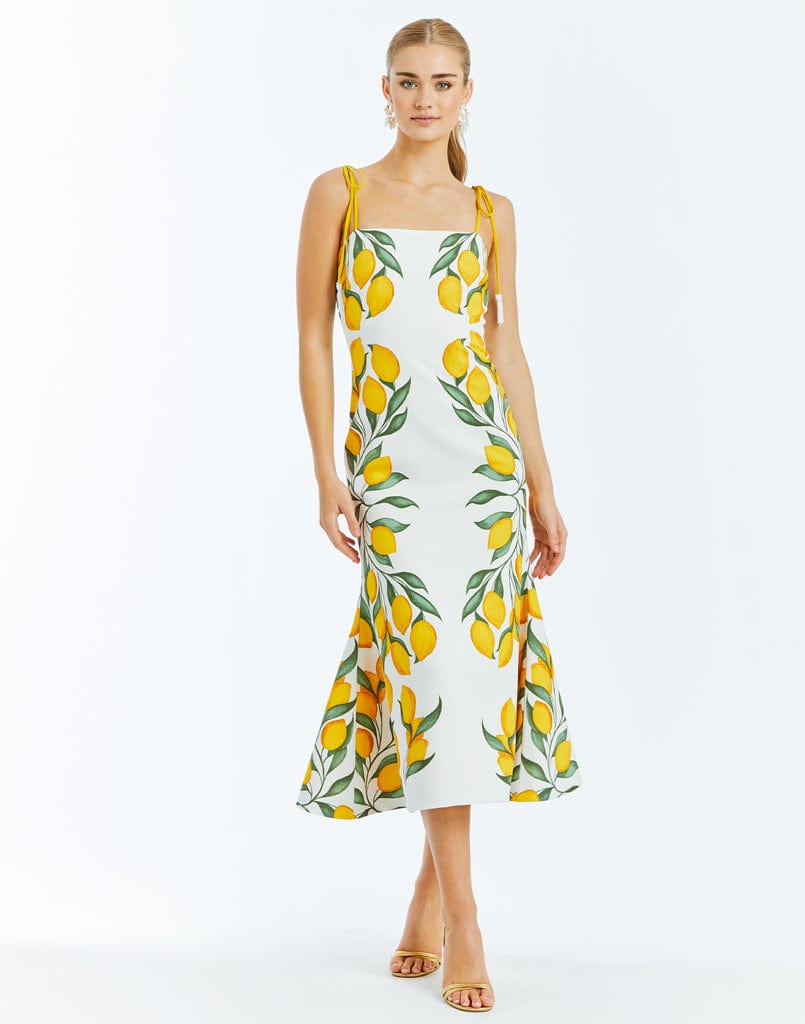 MESTIZA NEW YORK Cocktail Tropez Reversible Midi Dress