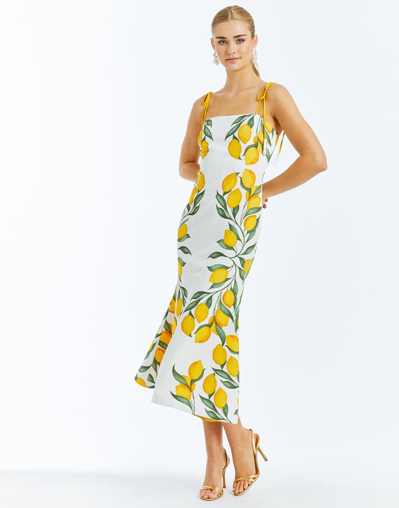 MESTIZA NEW YORK Cocktail Tropez Reversible Midi Dress