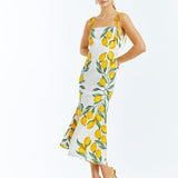 MESTIZA NEW YORK Cocktail Tropez Reversible Midi Dress