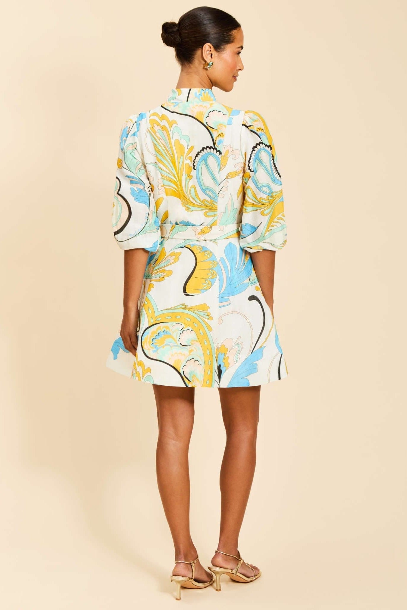 MESTIZA NEW YORK Cocktail Valencia Mini Dress