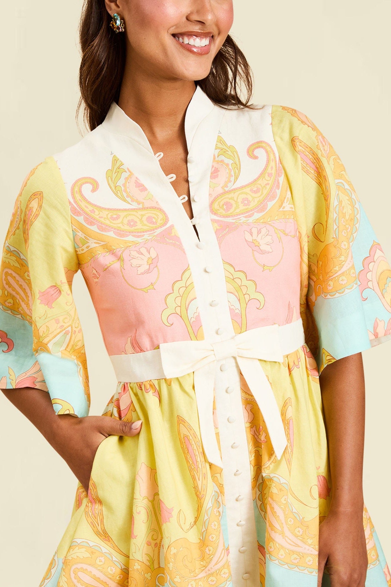 MESTIZA NEW YORK Daytime Carmen Mini Dress