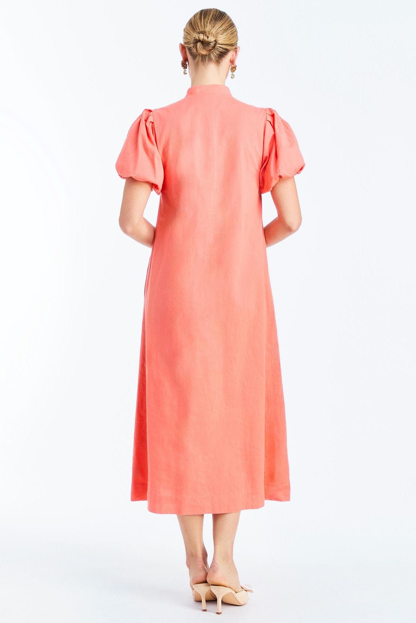 MESTIZA NEW YORK Daytime Elliana Barong Midi Dress