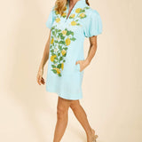 MESTIZA NEW YORK Daytime Elliana Barong Mini Dress