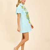 MESTIZA NEW YORK Daytime Elliana Barong Mini Dress