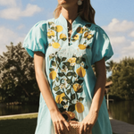 MESTIZA NEW YORK Daytime Elliana Barong Mini Dress