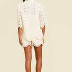 MESTIZA NEW YORK Daytime Emilio Scallop Lace Top
