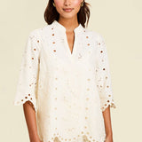 MESTIZA NEW YORK Daytime Emilio Scallop Lace Top