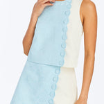 MESTIZA NEW YORK Daytime Etta Scallop Skort