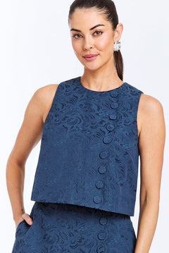 MESTIZA NEW YORK Daytime Etta Scallop Top