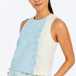 MESTIZA NEW YORK Daytime Etta Scallop Top