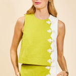 MESTIZA NEW YORK Daytime Etta Scallop Top