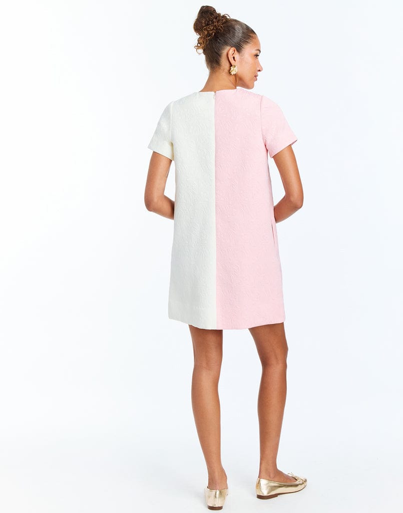 MESTIZA NEW YORK Daytime Etta Sleeved Scallop Mini Dress