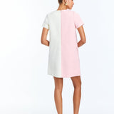 MESTIZA NEW YORK Daytime Etta Sleeved Scallop Mini Dress