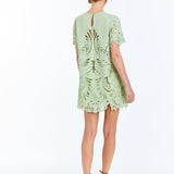 MESTIZA NEW YORK Daytime Lupe Lace Mini Dress