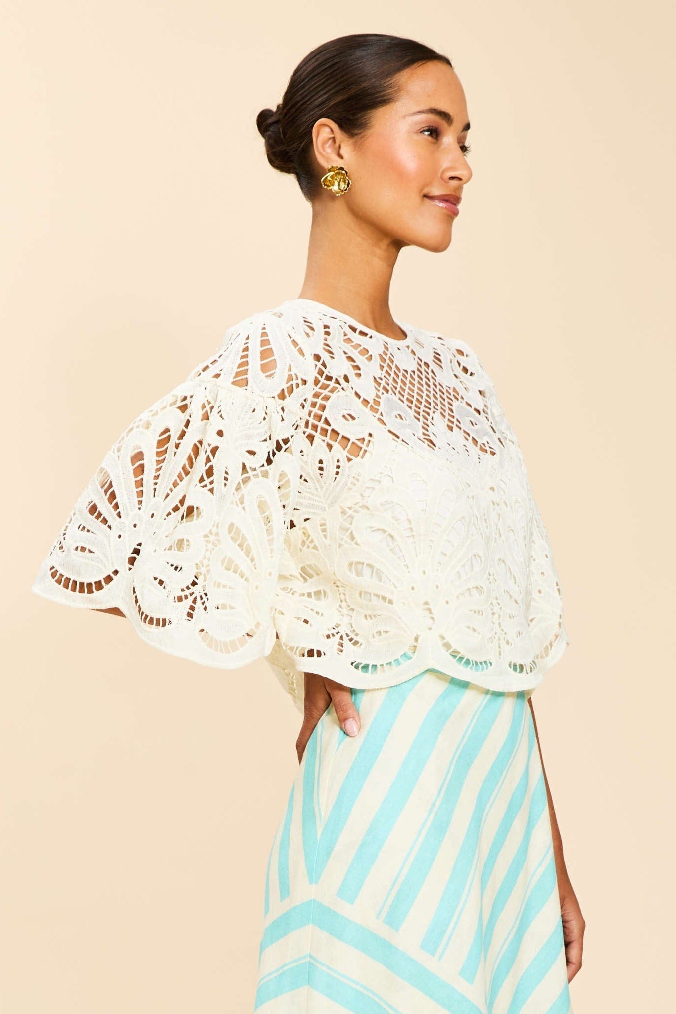 MESTIZA NEW YORK Daytime Marianna Lace Top