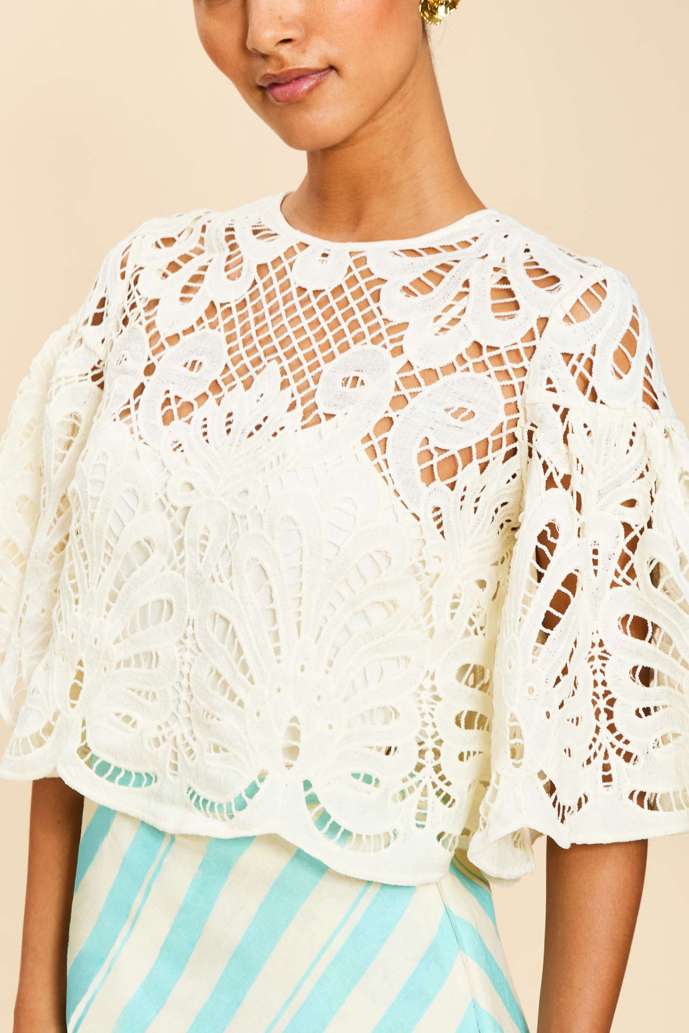 MESTIZA NEW YORK Daytime Marianna Lace Top