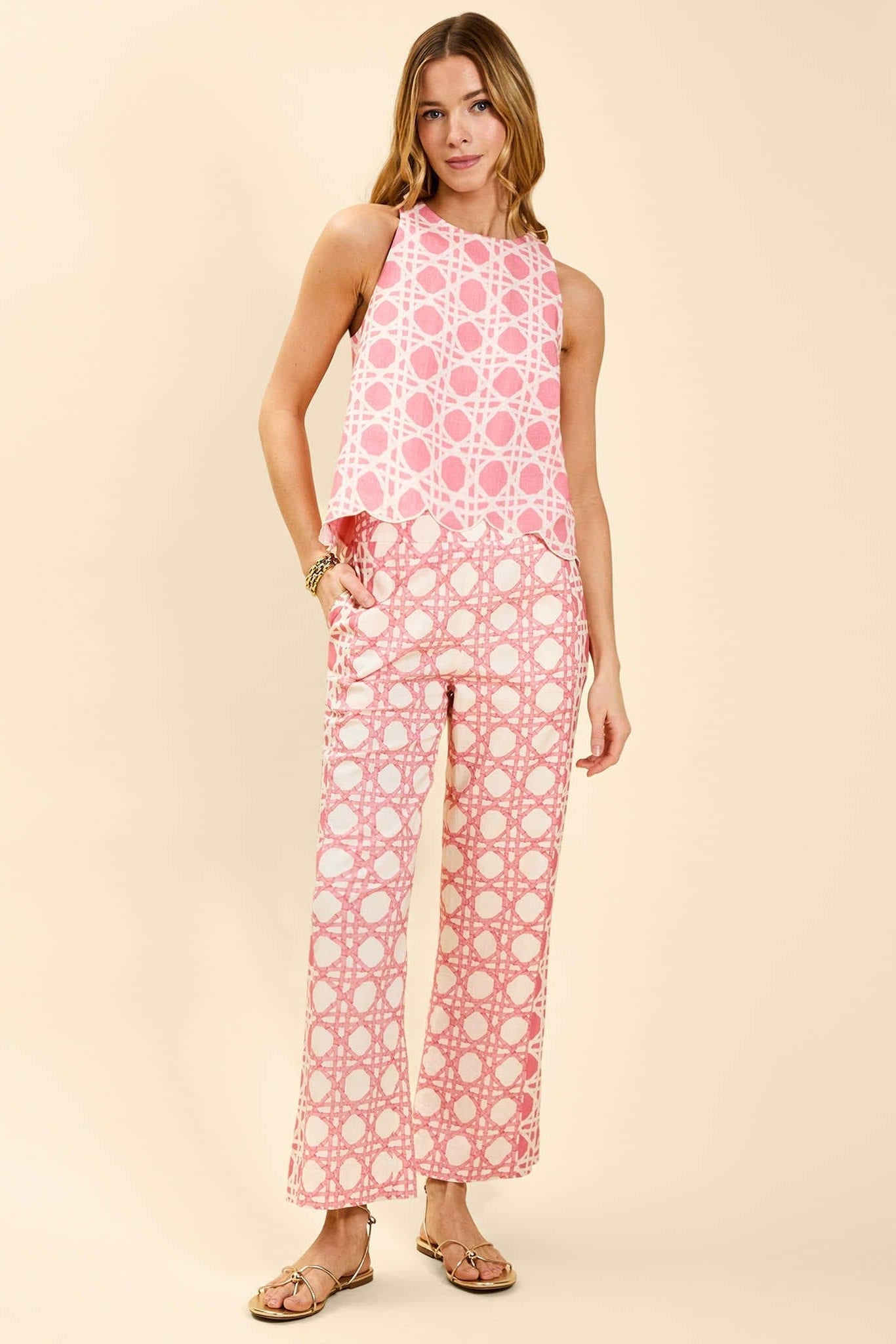 MESTIZA NEW YORK Daytime Pre-Order - Prism Scallop Tank Top