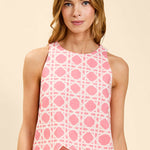 MESTIZA NEW YORK Daytime Pre-Order - Prism Scallop Tank Top