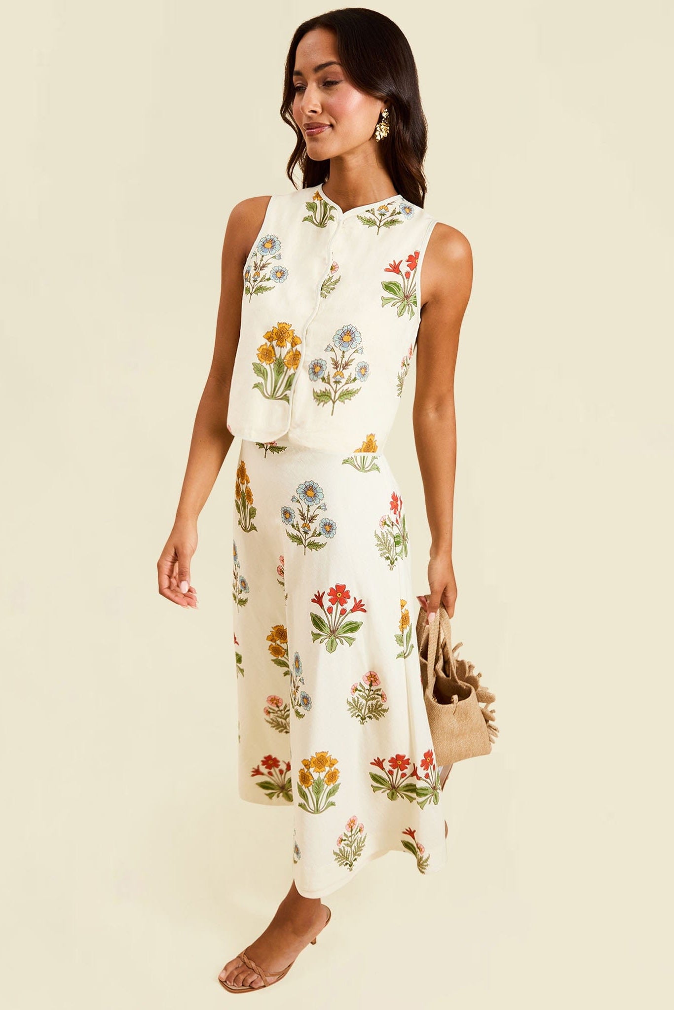 MESTIZA NEW YORK Daytime Santiago Convertible Midi Skirt