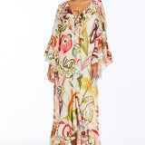 MESTIZA NEW YORK Dress Bimini Ruffle Caftan Midi Dress