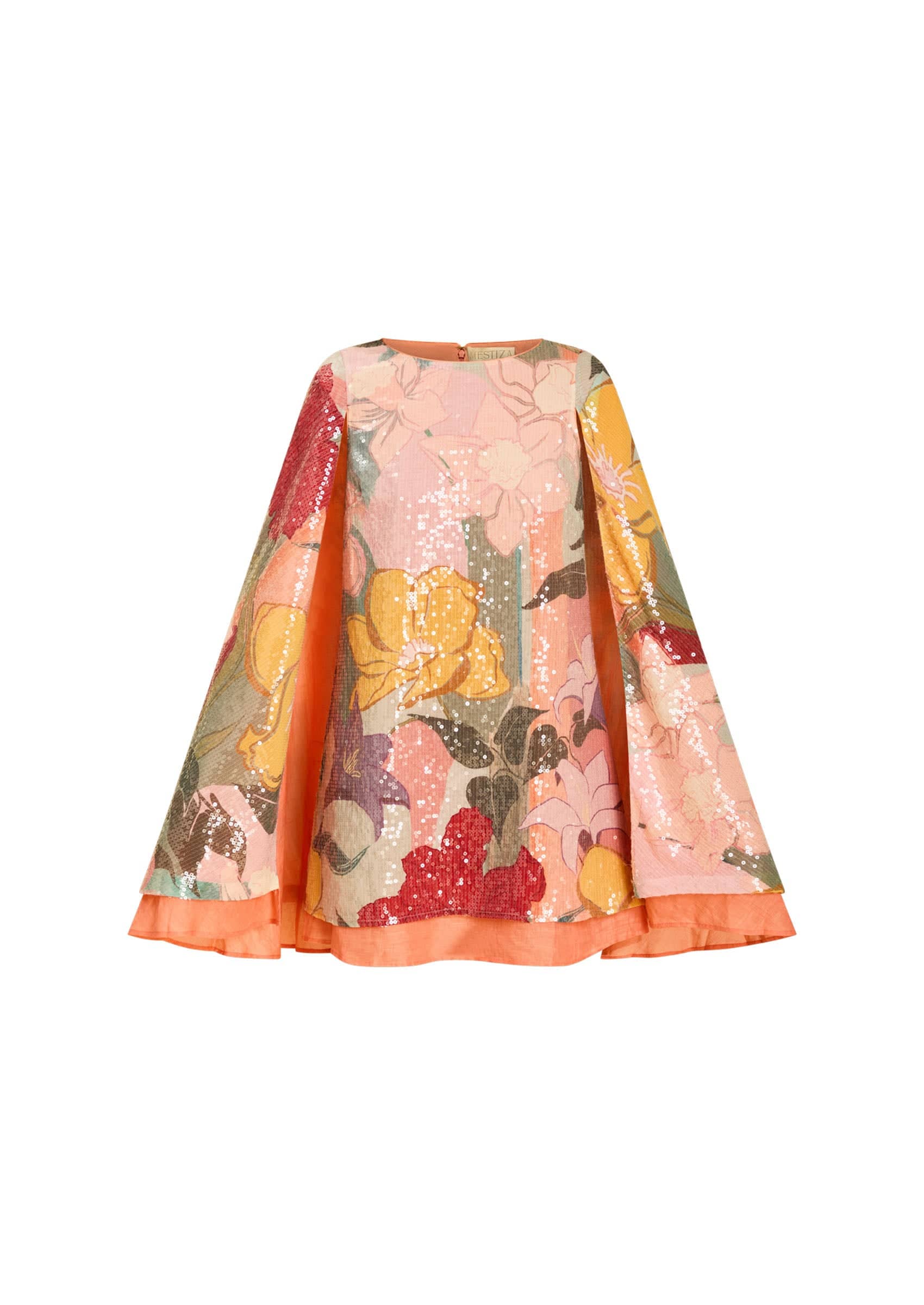 MESTIZA NEW YORK Dress Collins Cape Mini Dress