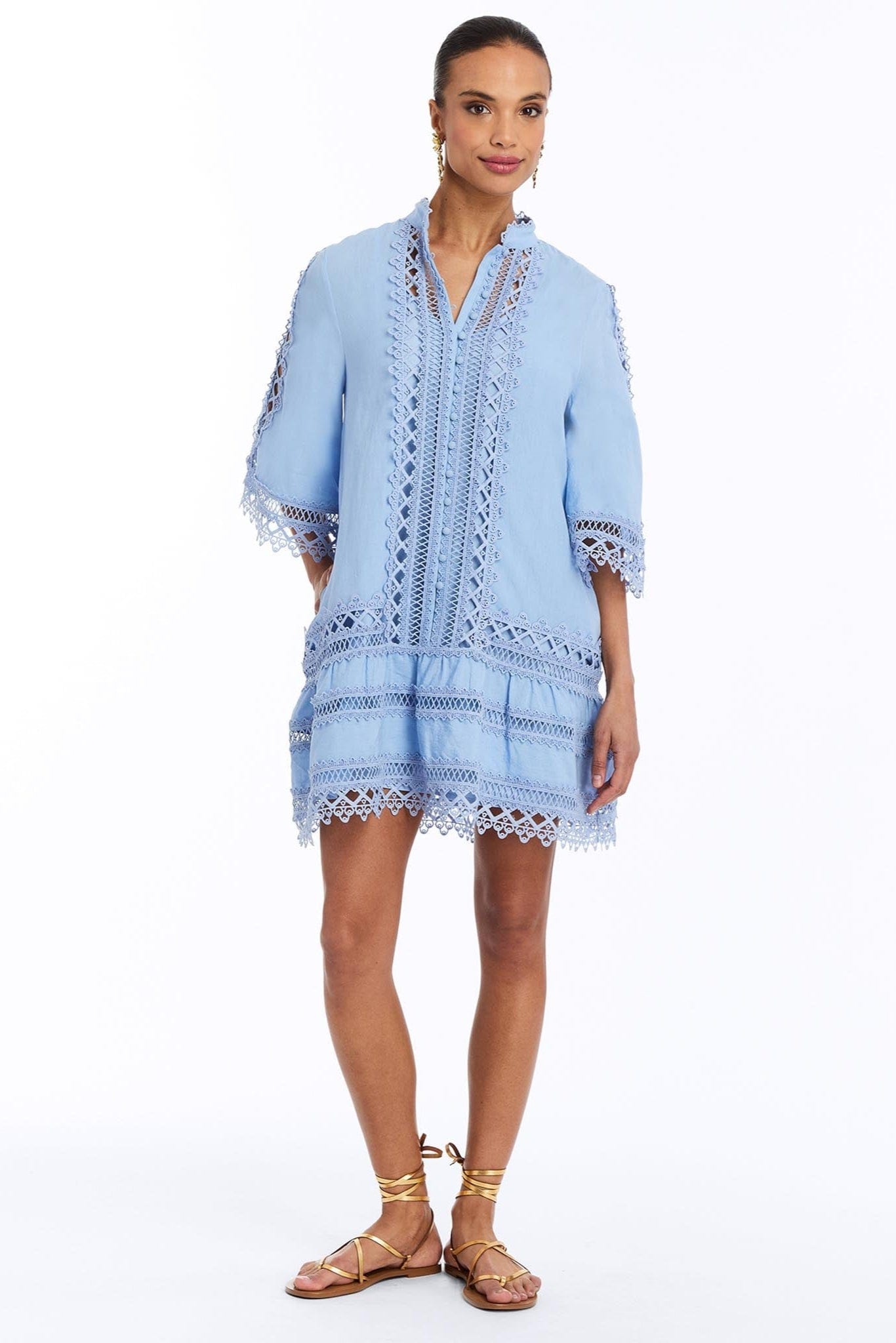 MESTIZA NEW YORK Dress Goldie Lace Mini Dress