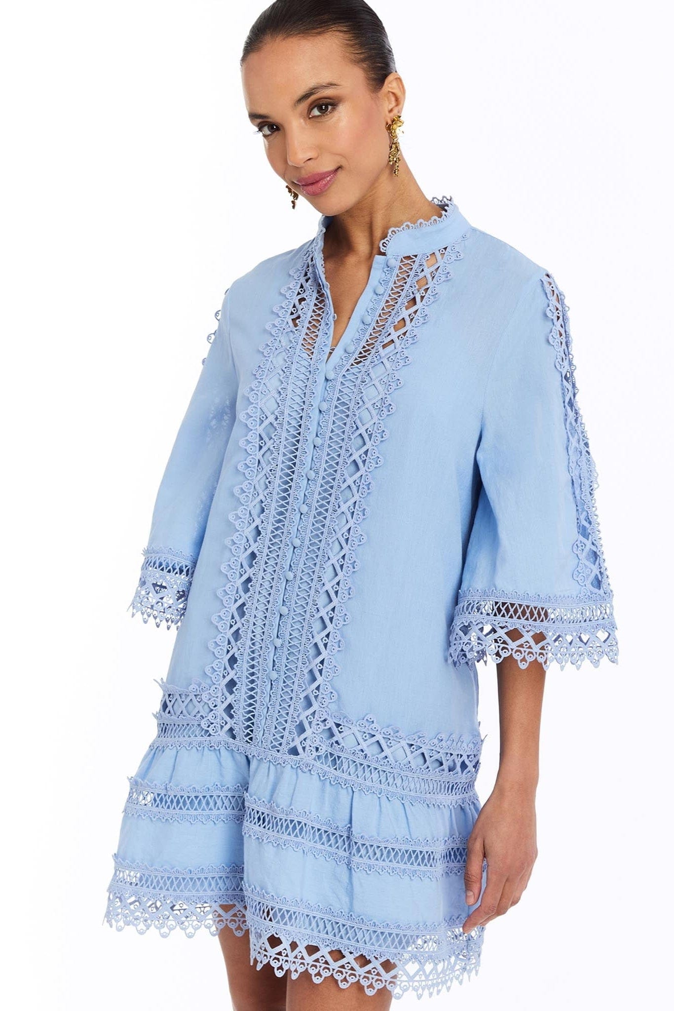 MESTIZA NEW YORK Dress Goldie Lace Mini Dress