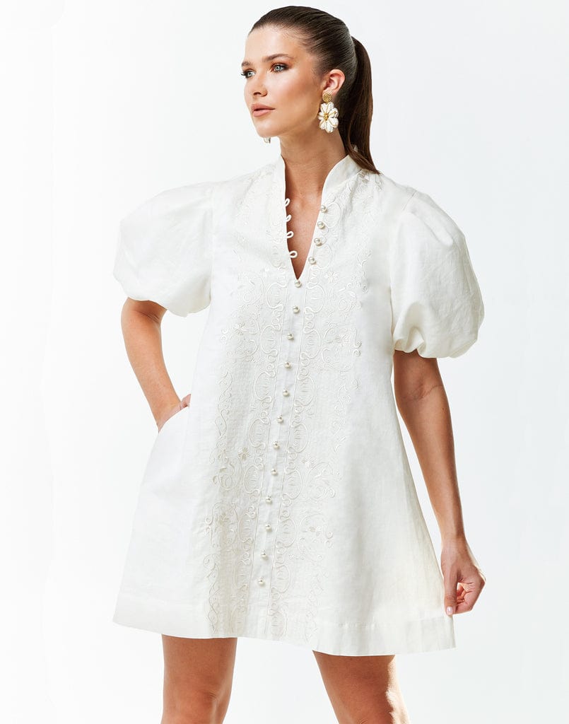 MESTIZA NEW YORK Dress Pre-Order - Elliana Barong Mini Dress