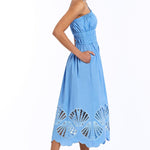 MESTIZA NEW YORK Dress Spritz Smocked Midi Dress