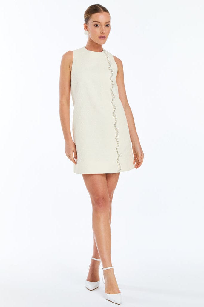 MESTIZA NEW YORK Dresses Etta Pearl Scallop Mini Dress