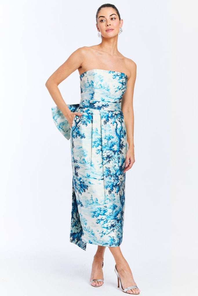 MESTIZA NEW YORK Evening Lorena Convertible™ Bow Dress
