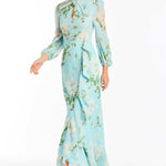 MESTIZA NEW YORK Evening Ophelia Chiffon Gown