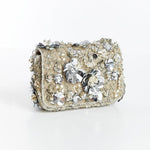 MESTIZA NEW YORK Handbags OS / Silver Beaded Torres Beaded Clutch Bag