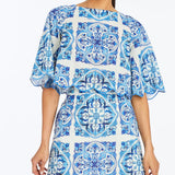 MESTIZA NEW YORK Skirt Pilar Scallop Mini Skirt