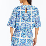 MESTIZA NEW YORK Top Charlize Scallop Top