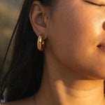 Mignonne Gavigan Earrings Gold Emma Hoop Earrings Gold