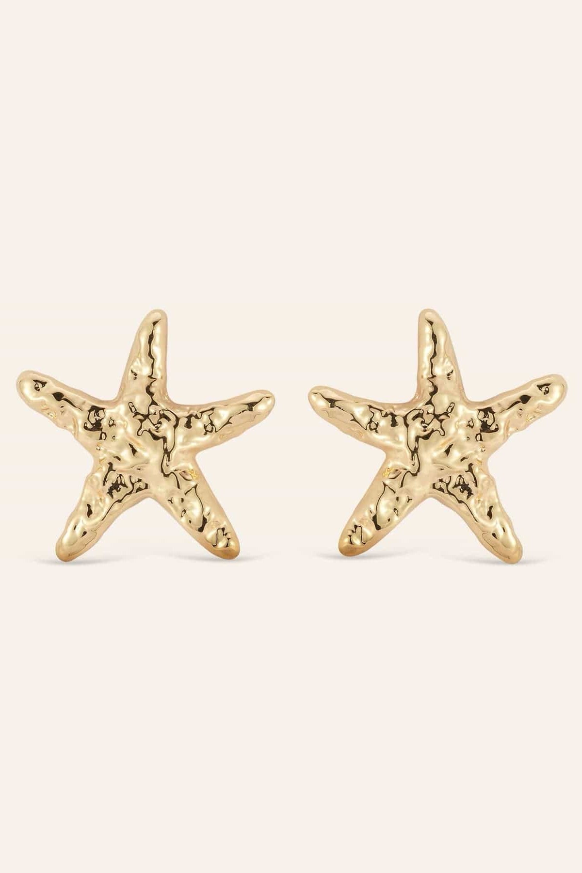 Mignonne Gavigan Earrings Gold Estrella Starfish Studs