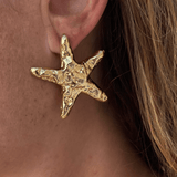 Mignonne Gavigan Earrings Gold Estrella Starfish Studs