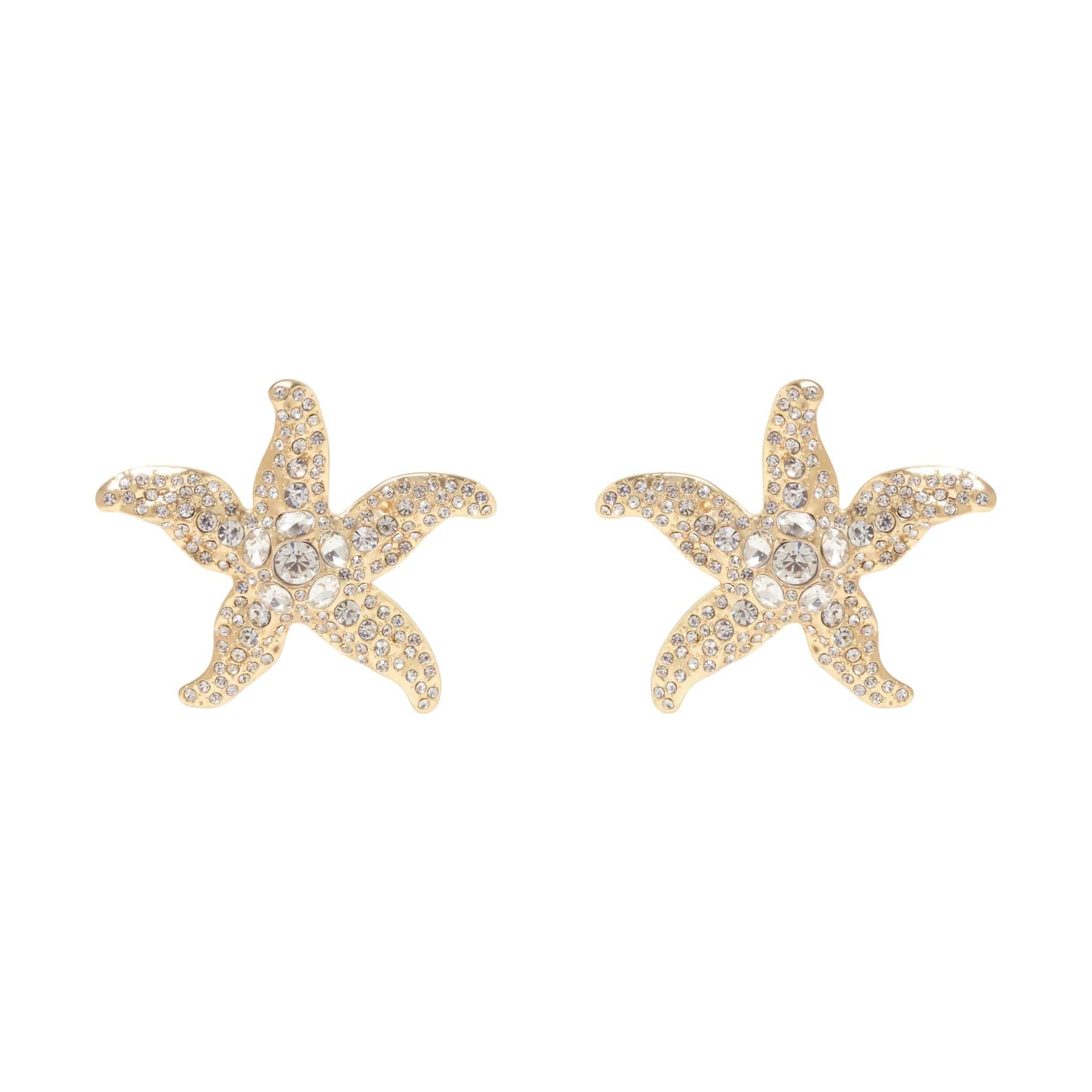 Mignonne Gavigan Earrings Gold Clear Lux Bettina Earrings Gold Clear