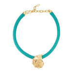 Mignonne Gavigan Necklaces Cerulean Gold Concha Shell Necklace