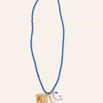 Mignonne Gavigan Necklaces Blue Multi Graciela Charm Necklace