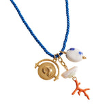 Mignonne Gavigan Necklaces Blue Multi Graciela Charm Necklace